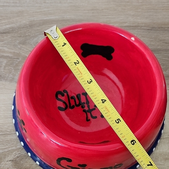 Red and Blue Pet Food Bowls - Picture 4 of 7